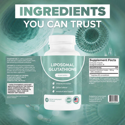 Liposomal Glutathione 500mg